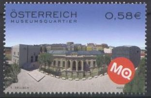 Austria 2002 Scott 1898 Sello ** Museo Arte Contemporaneo de Viena 0.58€ Timbre Autriche Osterreich